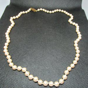 Monet Ivory Pearl Necklace